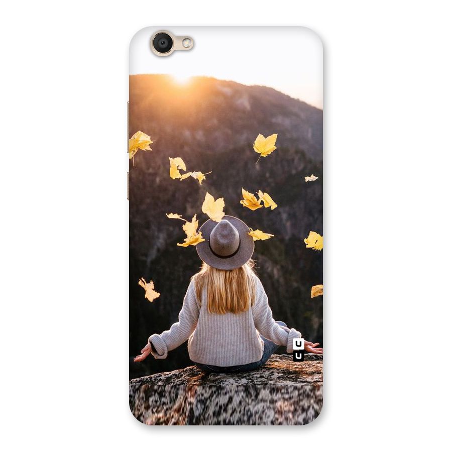 Leaf Rain Sunset Back Case for Vivo V5