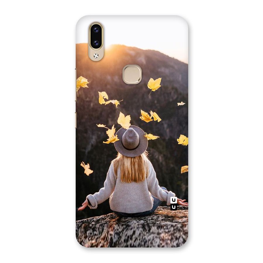 Leaf Rain Sunset Back Case for Vivo V9 Youth