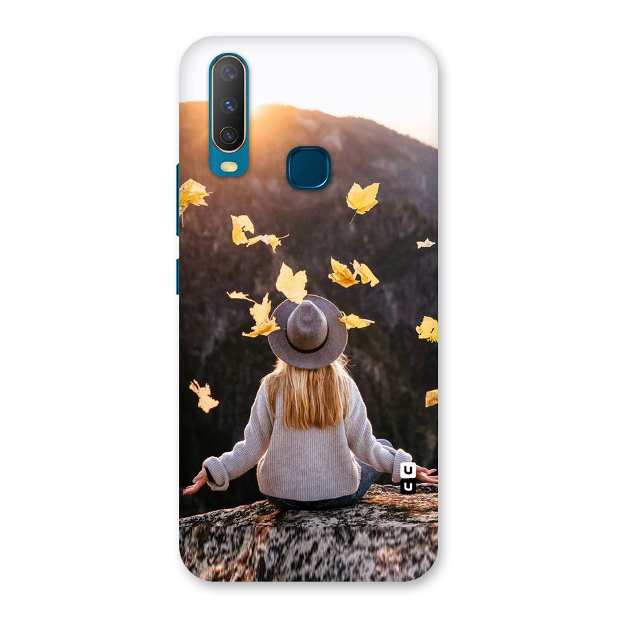 Leaf Rain Sunset Back Case for Vivo Y11