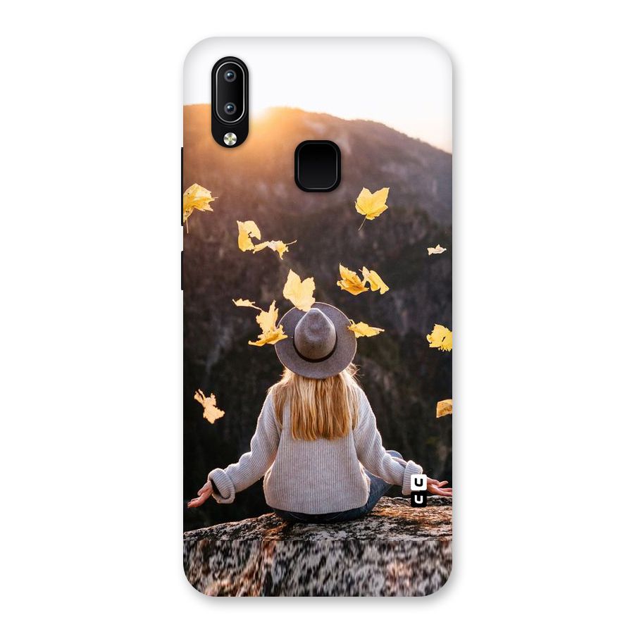 Leaf Rain Sunset Back Case for Vivo Y93