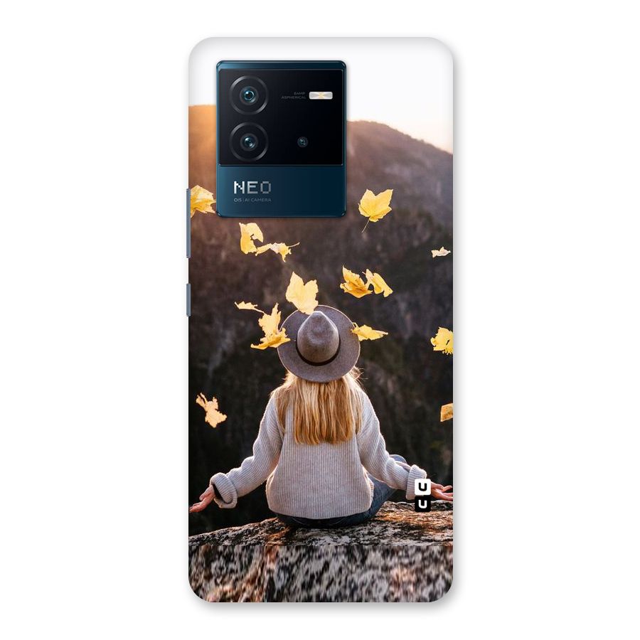 Leaf Rain Sunset Back Case for Vivo iQOO Neo 6 5G