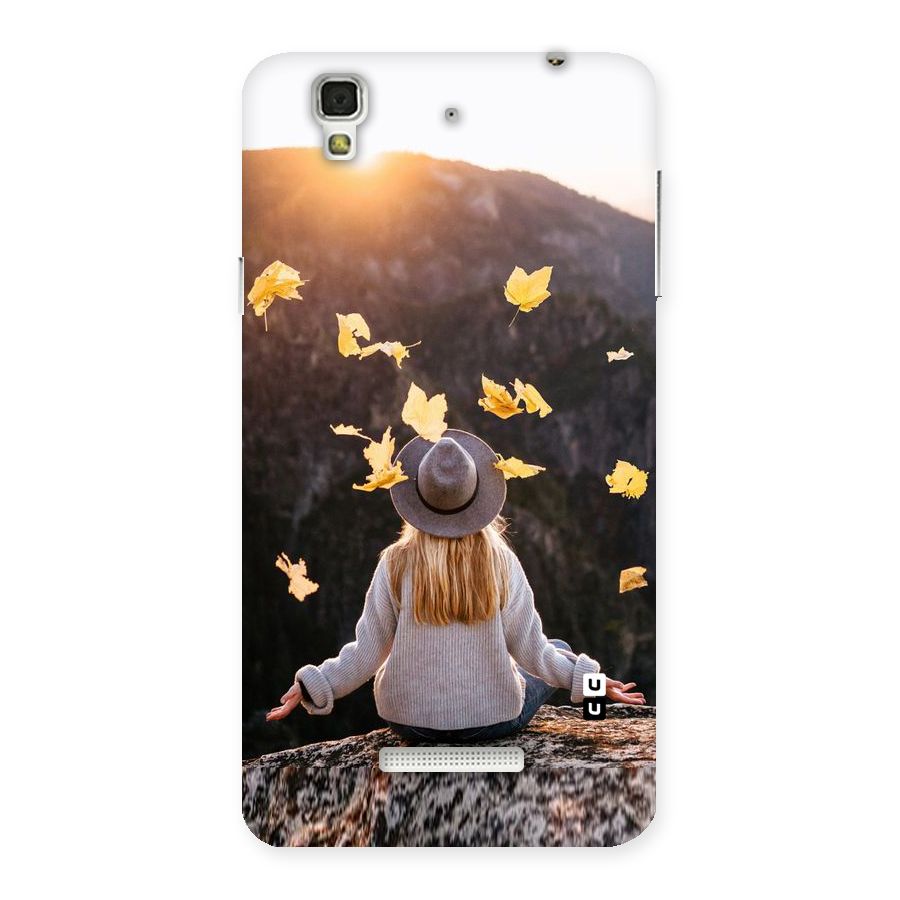 Leaf Rain Sunset Back Case for Yu Yureka