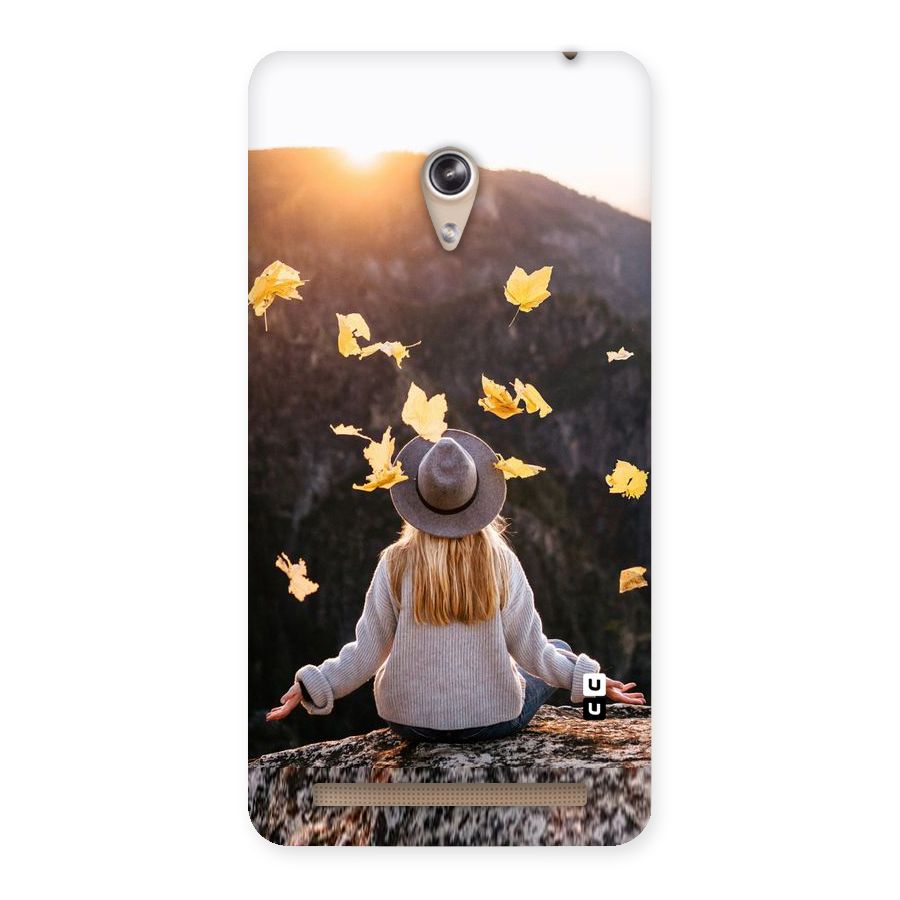 Leaf Rain Sunset Back Case for Zenfone 6