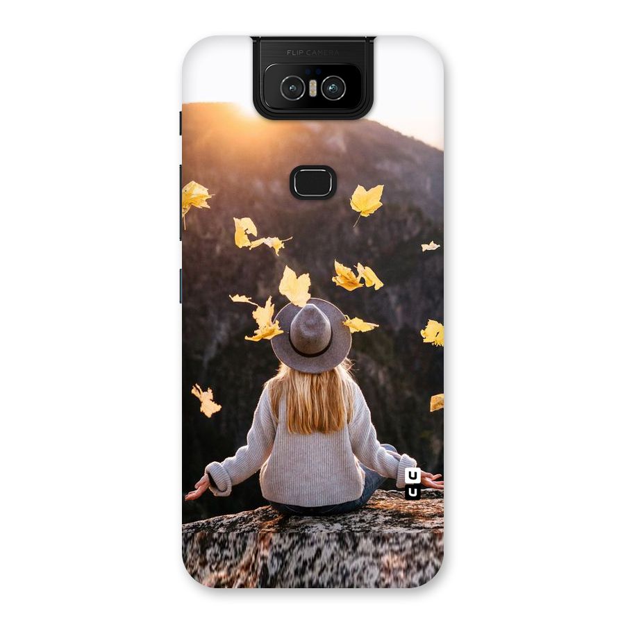 Leaf Rain Sunset Back Case for Zenfone 6z