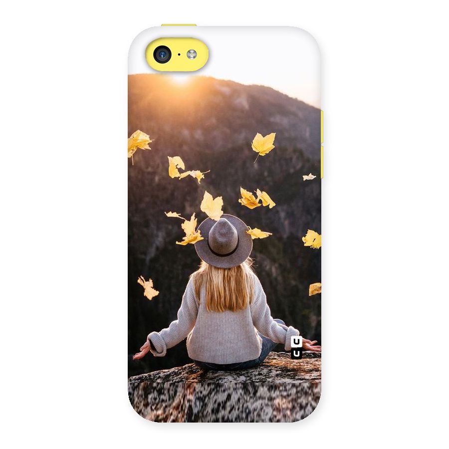 Leaf Rain Sunset Back Case for iPhone 5C