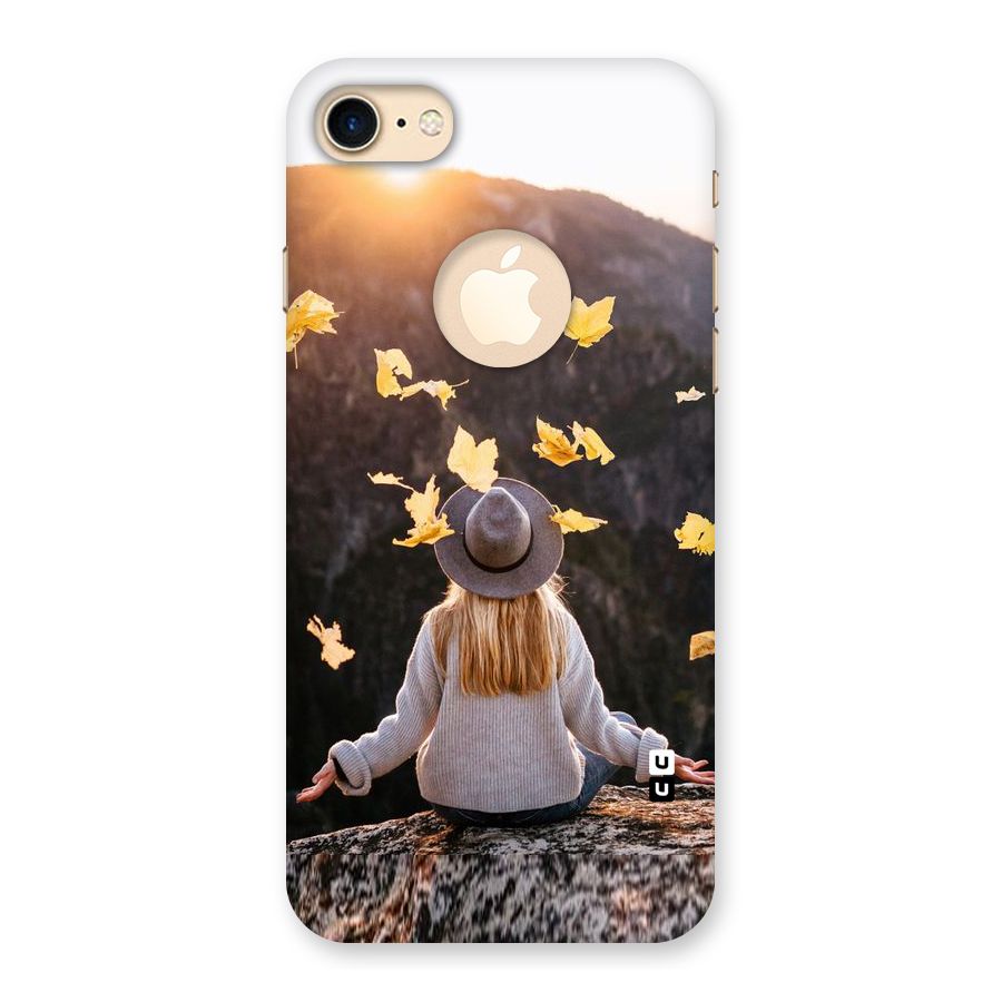 Leaf Rain Sunset Back Case for iPhone 7 Logo Cut