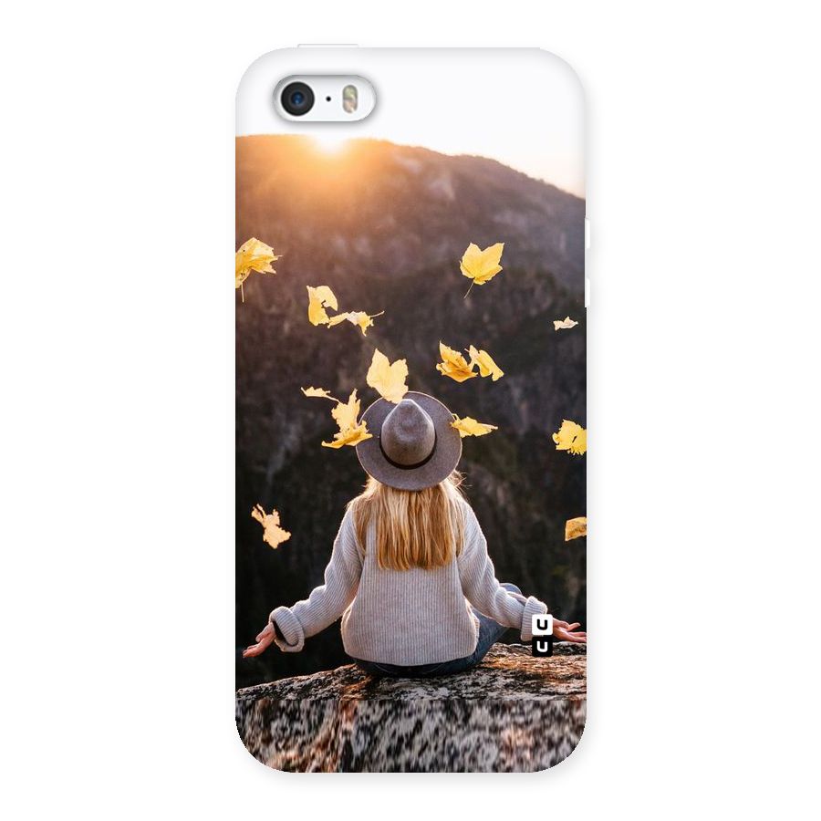 Leaf Rain Sunset Back Case for iPhone SE