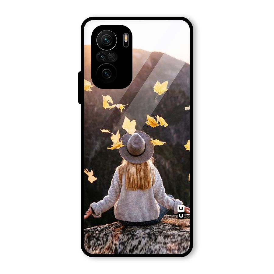 Leaf Rain Sunset Glass Back Case for Mi 11X Pro