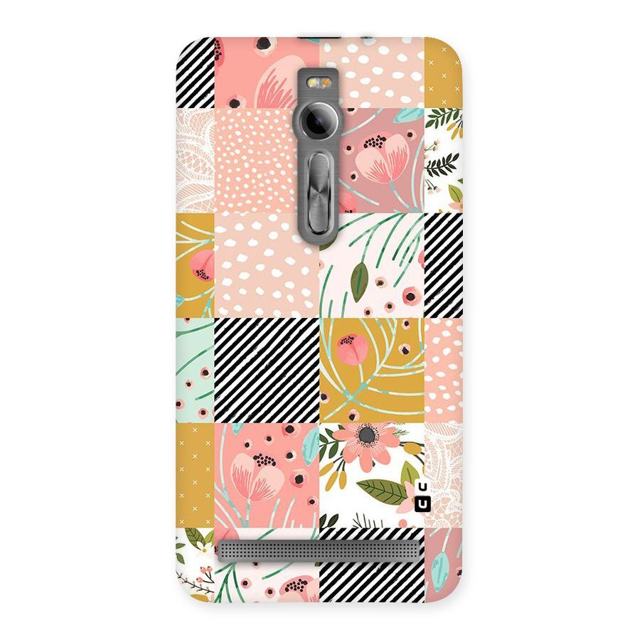 Leaf Stripe Polka Back Case for Asus Zenfone 2