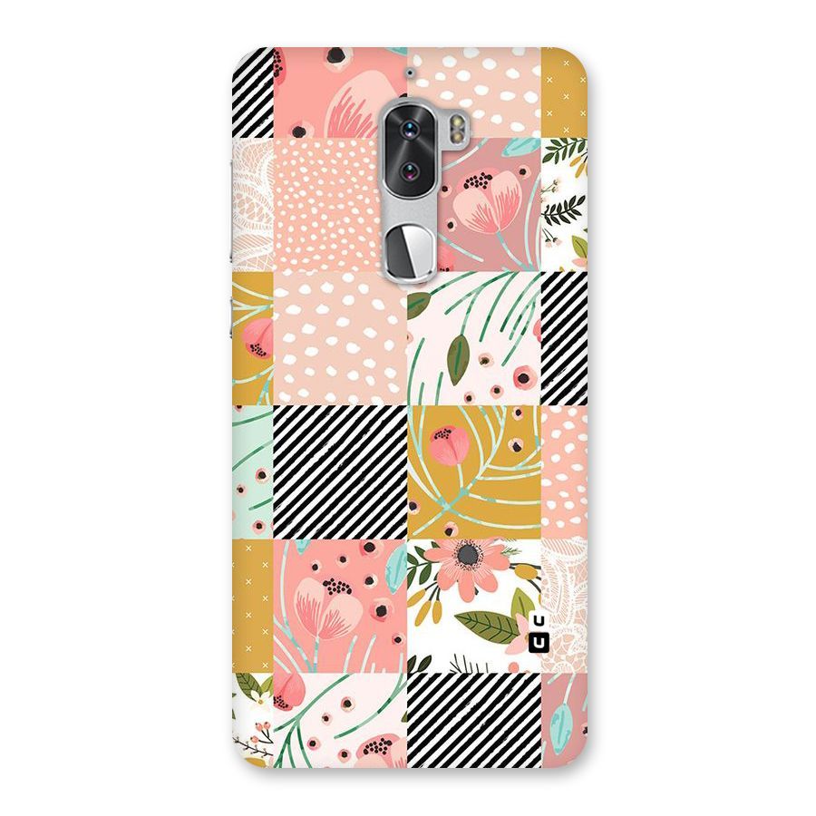 Leaf Stripe Polka Back Case for Coolpad Cool 1
