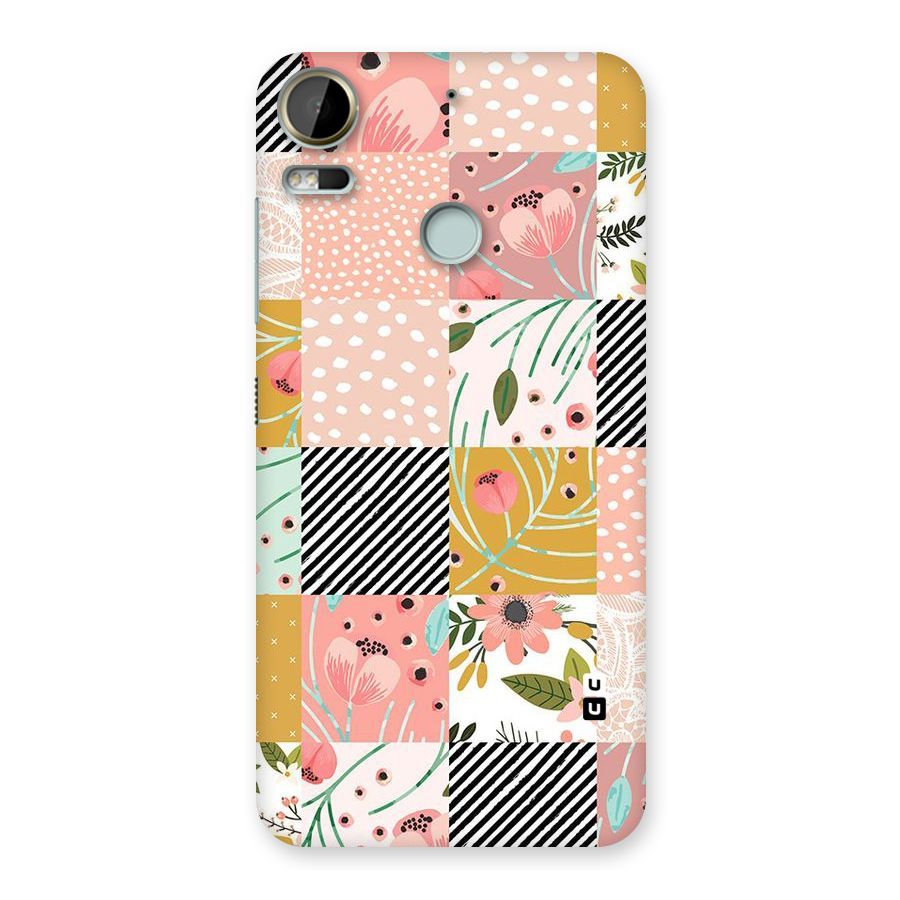 Leaf Stripe Polka Back Case for Desire 10 Pro