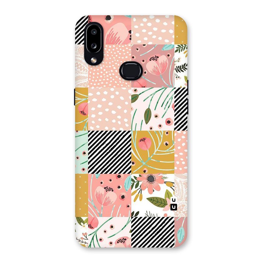 Leaf Stripe Polka Back Case for Galaxy A10s