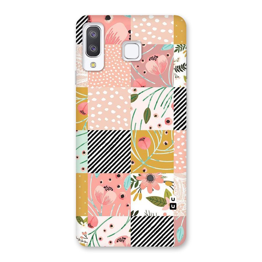 Leaf Stripe Polka Back Case for Galaxy A8 Star
