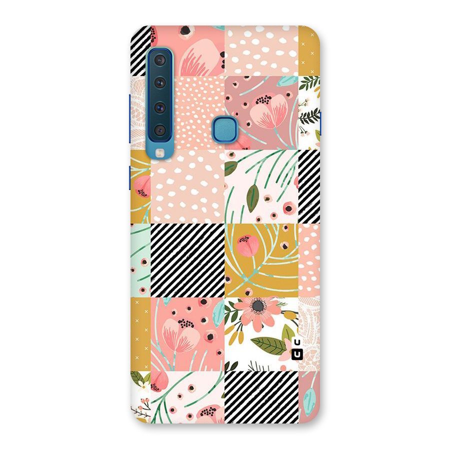 Leaf Stripe Polka Back Case for Galaxy A9 (2018)