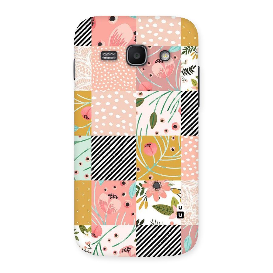 Leaf Stripe Polka Back Case for Galaxy Ace 3