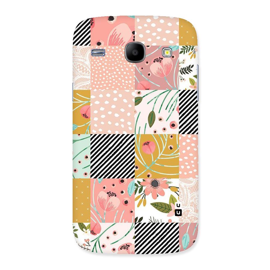 Leaf Stripe Polka Back Case for Galaxy Core