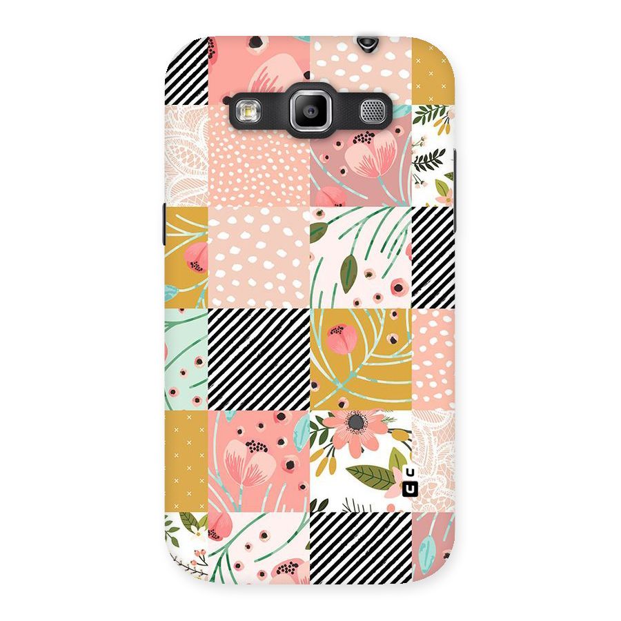Leaf Stripe Polka Back Case for Galaxy Grand Quattro