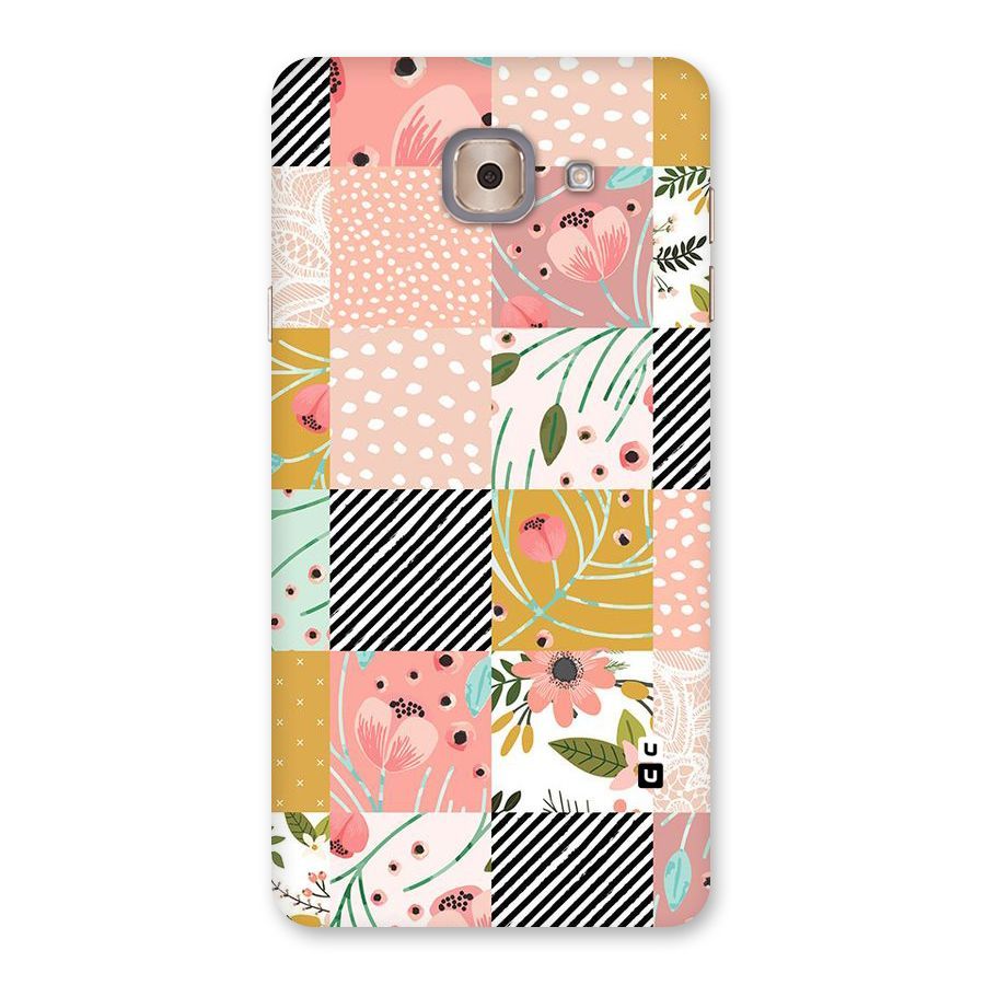 Leaf Stripe Polka Back Case for Galaxy J7 Max