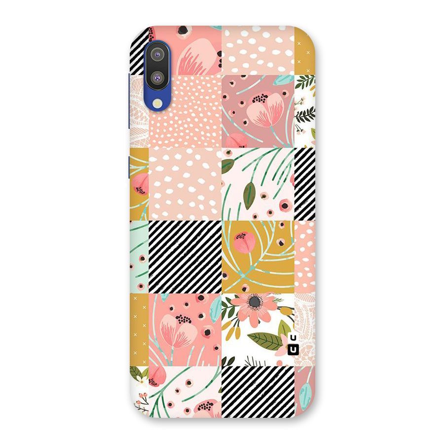 Leaf Stripe Polka Back Case for Galaxy M10