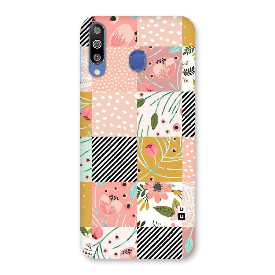 Leaf Stripe Polka Back Case for Galaxy M30