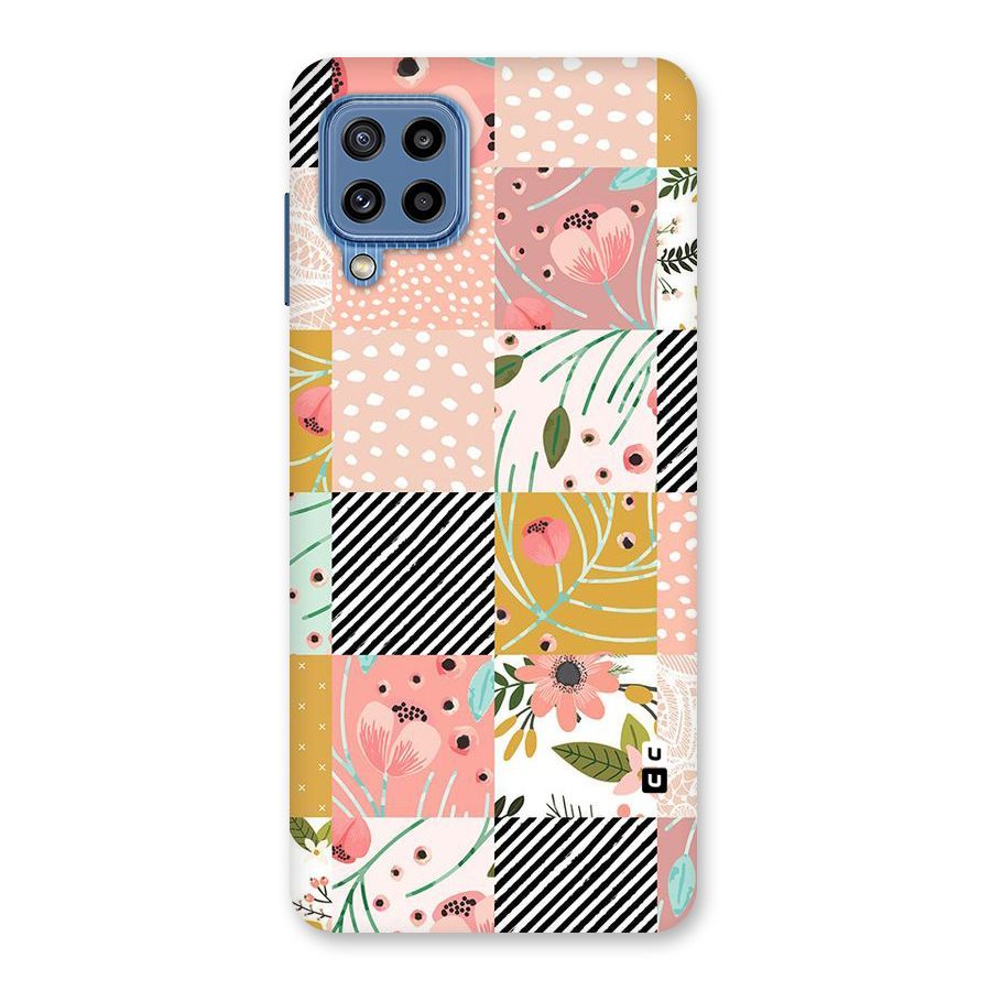 Leaf Stripe Polka Back Case for Galaxy M32