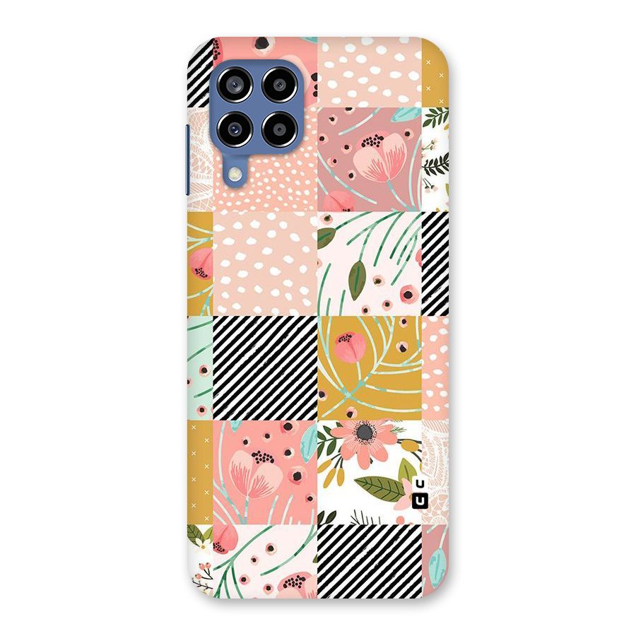 Leaf Stripe Polka Back Case for Galaxy M53 5G