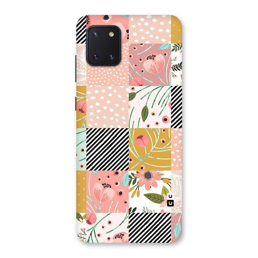 Leaf Stripe Polka Back Case for Galaxy Note 10 Lite