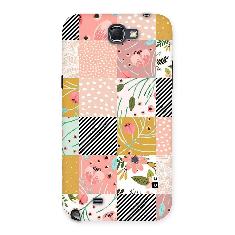 Leaf Stripe Polka Back Case for Galaxy Note 2
