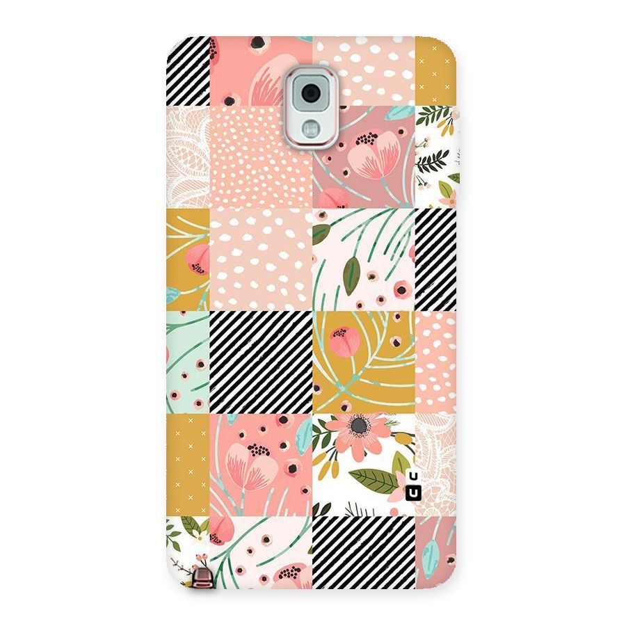 Leaf Stripe Polka Back Case for Galaxy Note 3