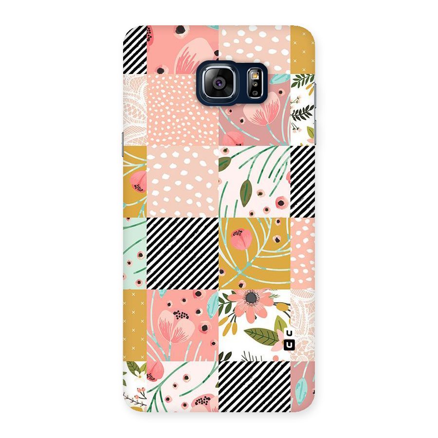 Leaf Stripe Polka Back Case for Galaxy Note 5