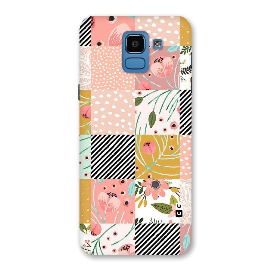 Leaf Stripe Polka Back Case for Galaxy On6