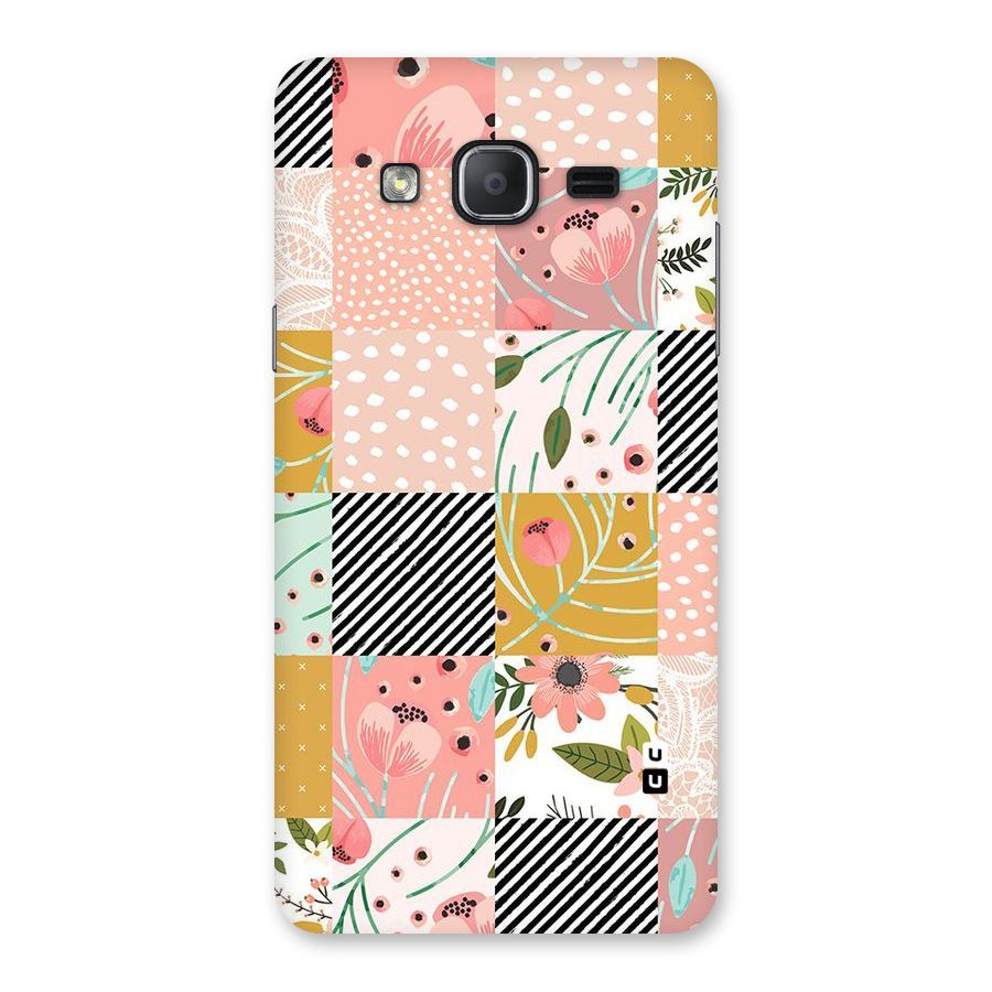 Leaf Stripe Polka Back Case for Galaxy On7 2015