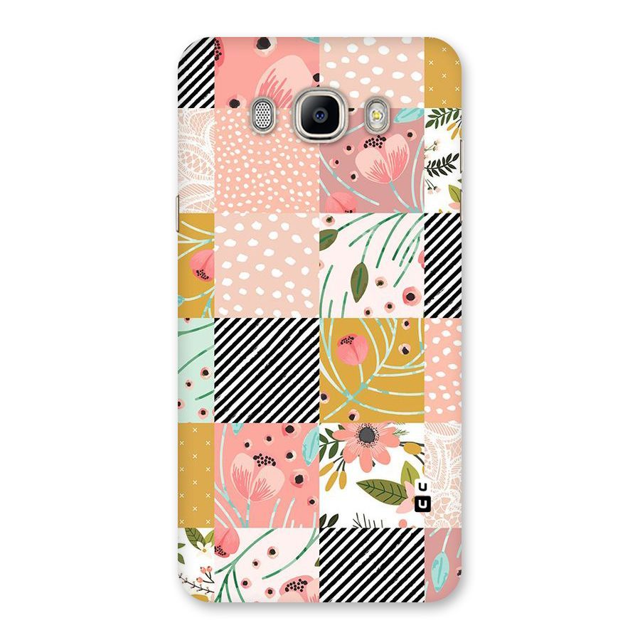 Leaf Stripe Polka Back Case for Galaxy On8
