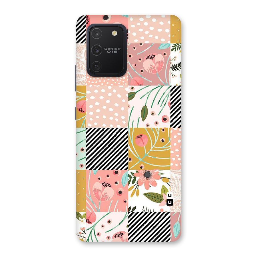 Leaf Stripe Polka Back Case for Galaxy S10 Lite