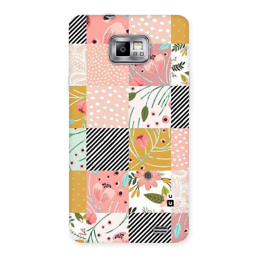 Leaf Stripe Polka Back Case for Galaxy S2