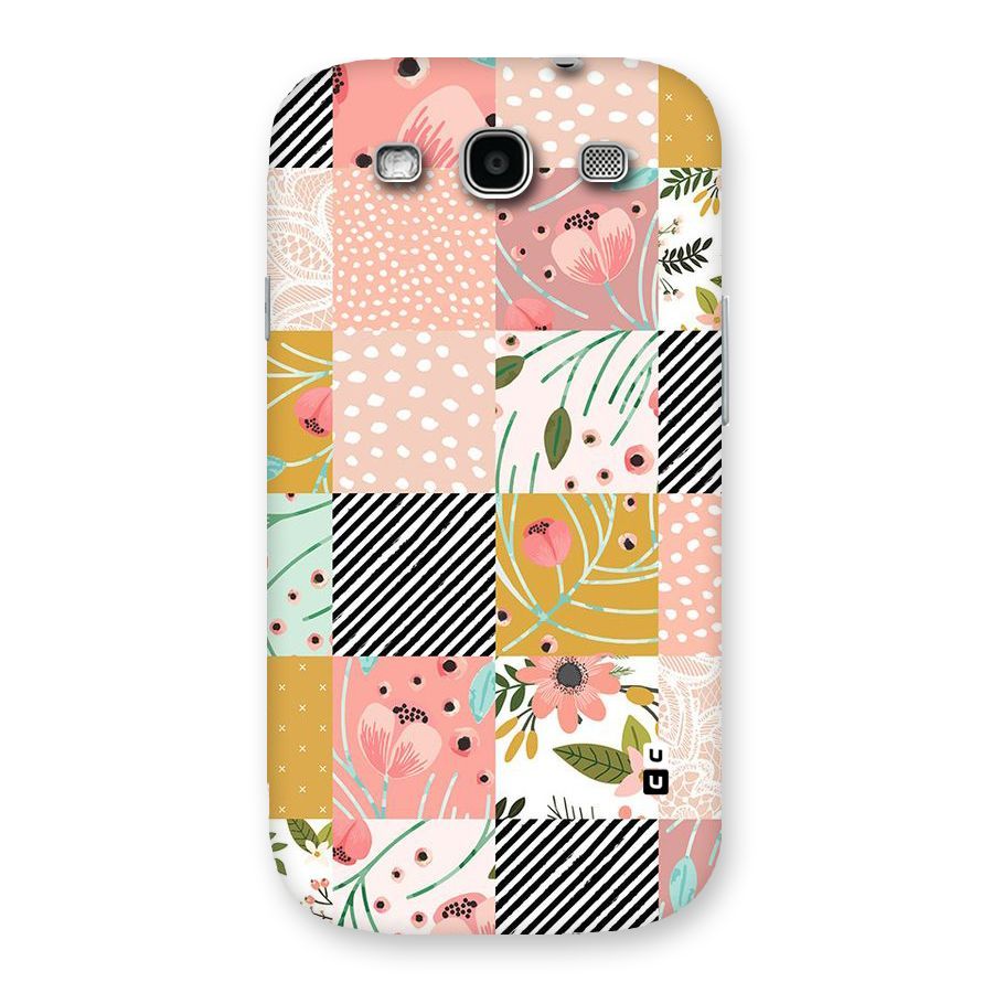 Leaf Stripe Polka Back Case for Galaxy S3