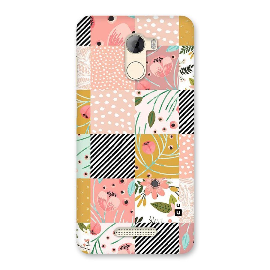 Leaf Stripe Polka Back Case for Gionee A1 LIte