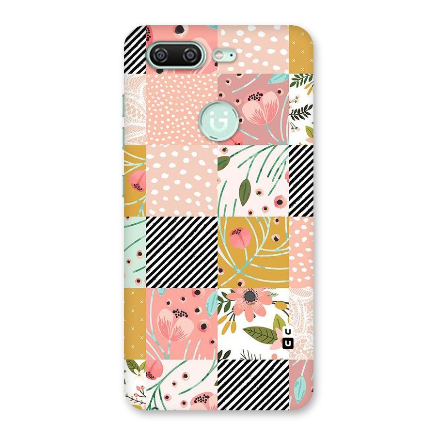 Leaf Stripe Polka Back Case for Gionee S10