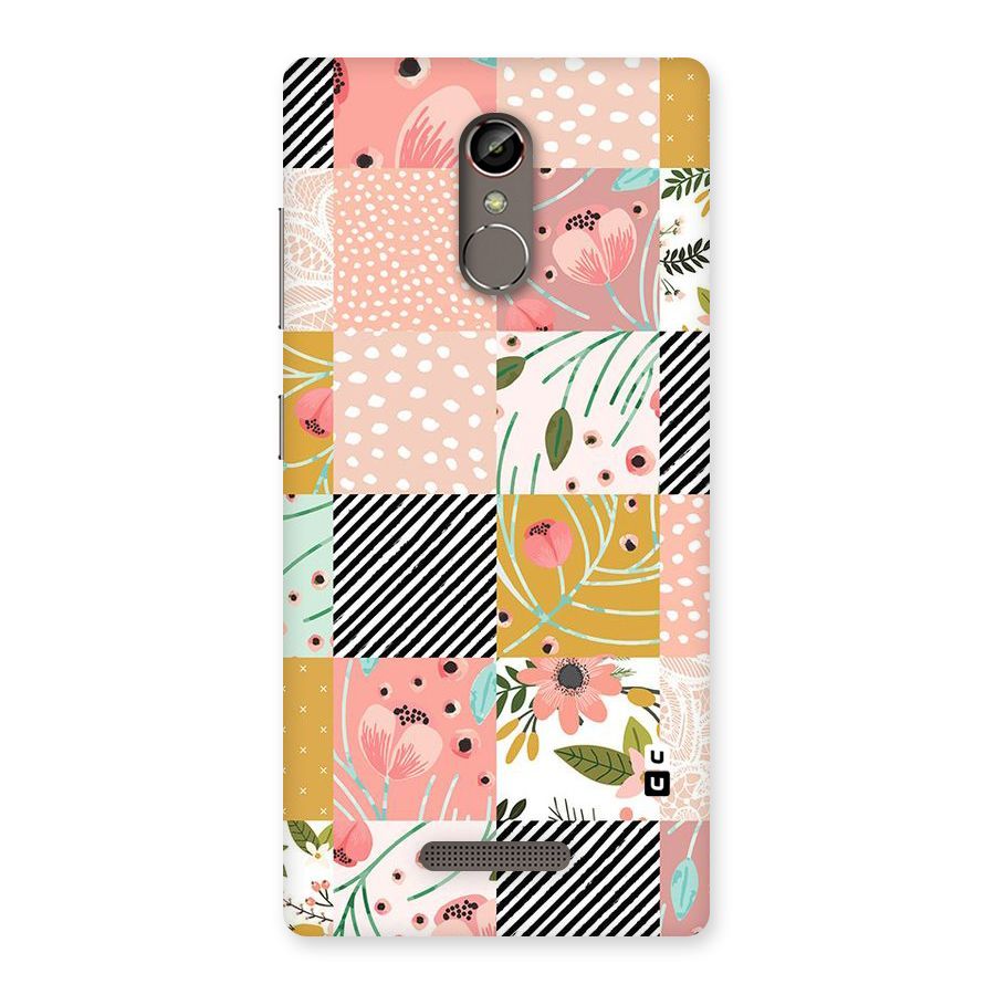 Leaf Stripe Polka Back Case for Gionee S6s