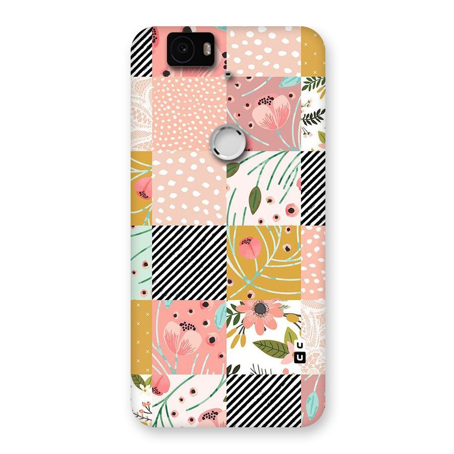Leaf Stripe Polka Back Case for Google Nexus-6P