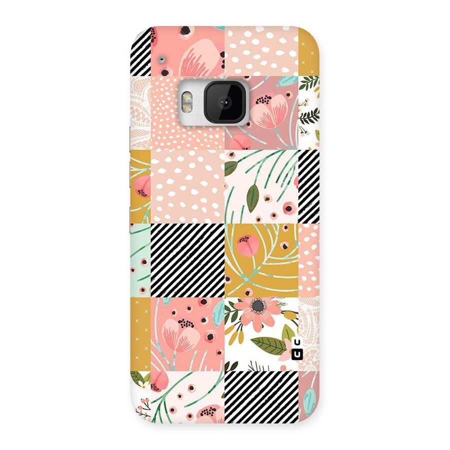 Leaf Stripe Polka Back Case for HTC One M9