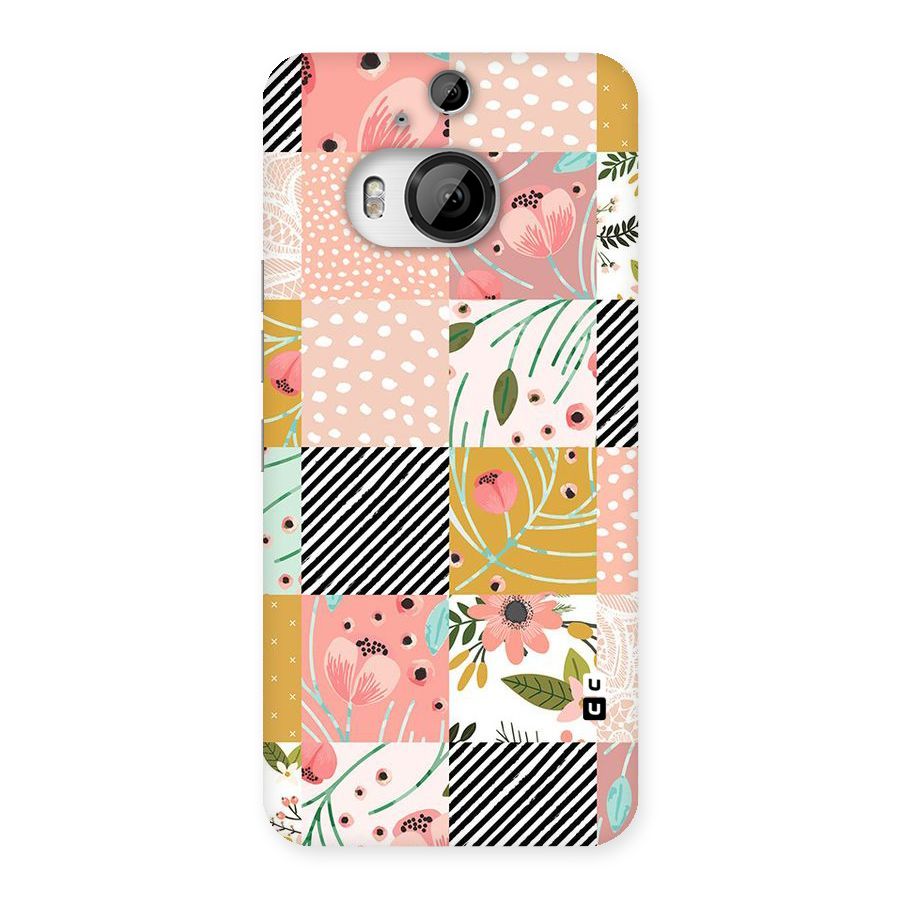 Leaf Stripe Polka Back Case for HTC One M9 Plus