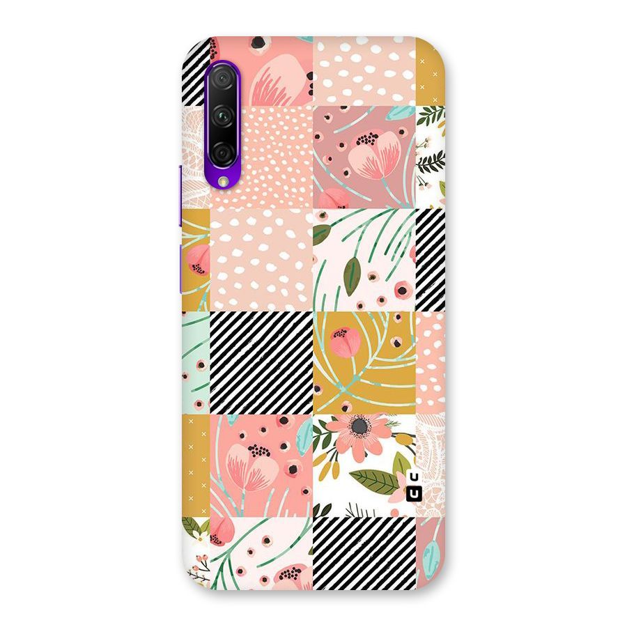 Leaf Stripe Polka Back Case for Honor 9X Pro