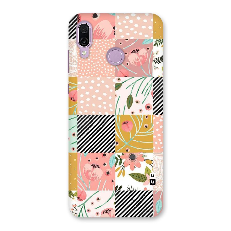 Leaf Stripe Polka Back Case for Honor Play