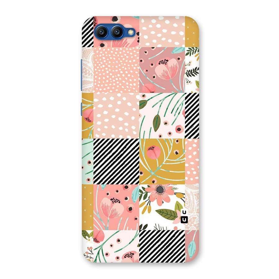 Leaf Stripe Polka Back Case for Honor View 10