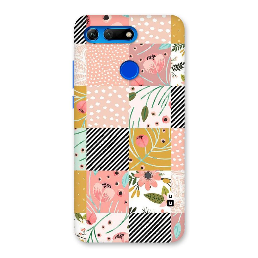 Leaf Stripe Polka Back Case for Honor View 20