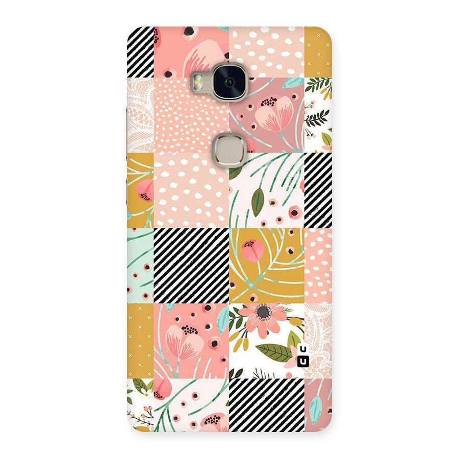Leaf Stripe Polka Back Case for Huawei Honor 5X
