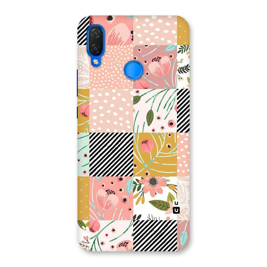 Leaf Stripe Polka Back Case for Huawei P Smart+