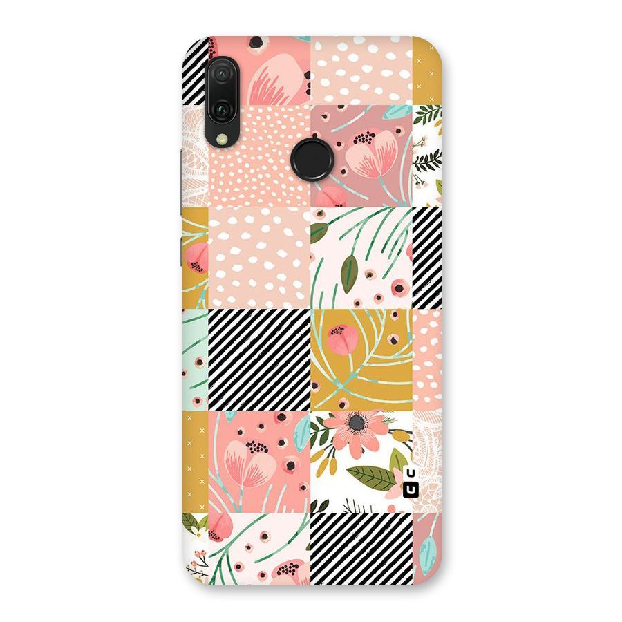 Leaf Stripe Polka Back Case for Huawei Y9 (2019)