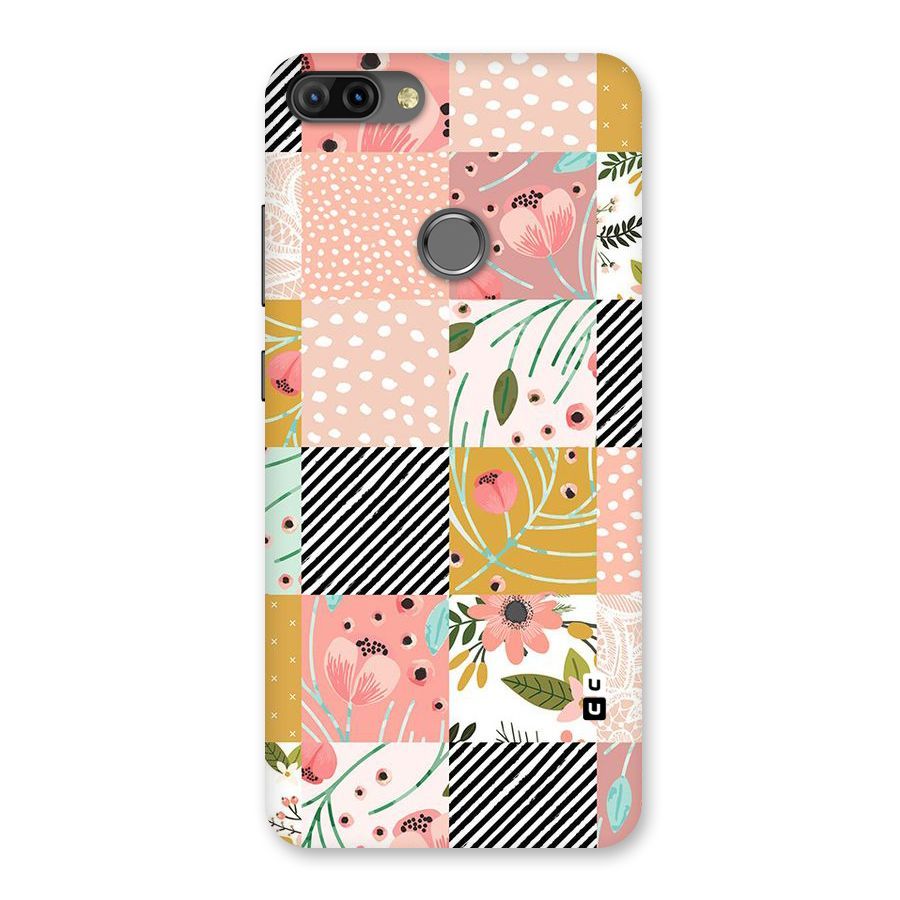 Leaf Stripe Polka Back Case for Infinix Hot 6 Pro